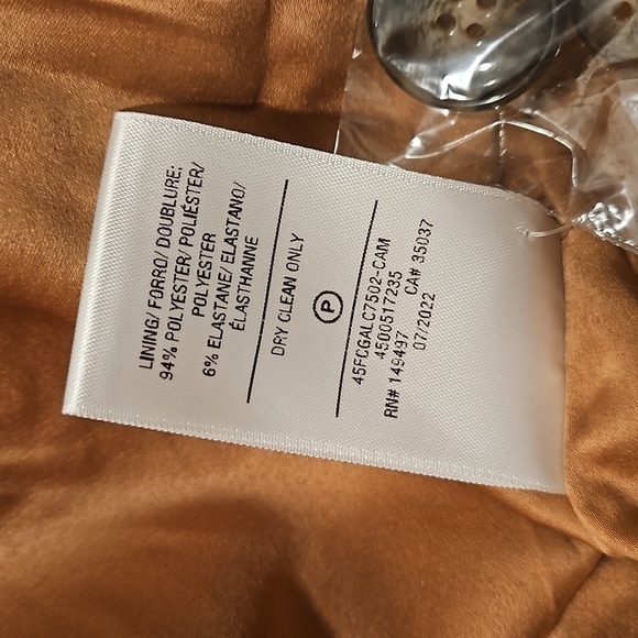 💕FAVORITE DAUGHTER💕 The Simon Coat ~ Camel Brown XS NWT - Picture 13 of 16